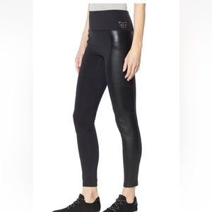 Laila Ali Faux Leather Leggings XS